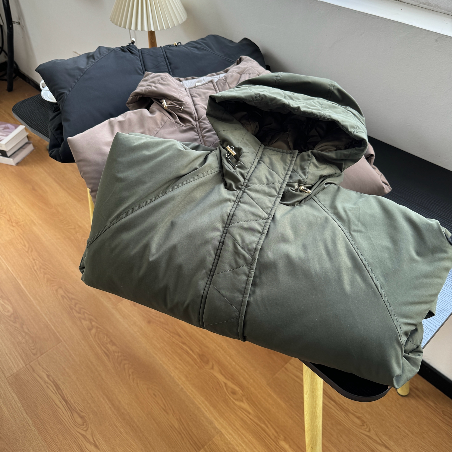 丹麦单宽松慵懒工装派克服外套