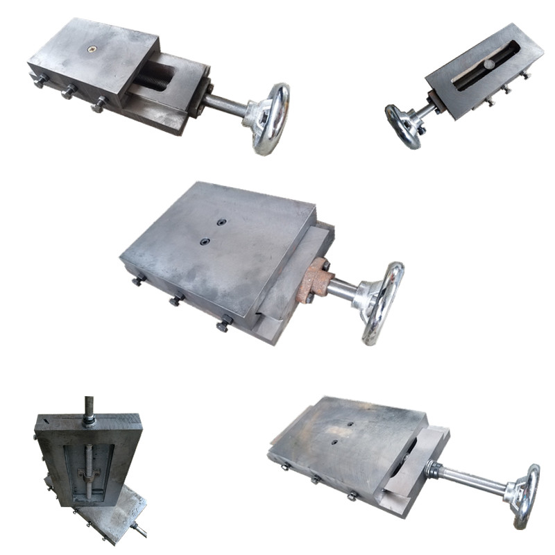 燕尾槽拖板滑台手摇有杆丝杆导轨工装调节鸠尾工作台一字铸铁材质