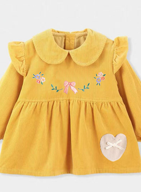 婴儿罩衣冬季女宝宝防水防脏吃饭衣婴儿可爱公主围裙宝宝兜兜外穿