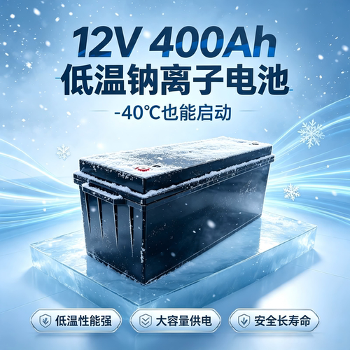 12V钠离子电瓶400AH大容量低温