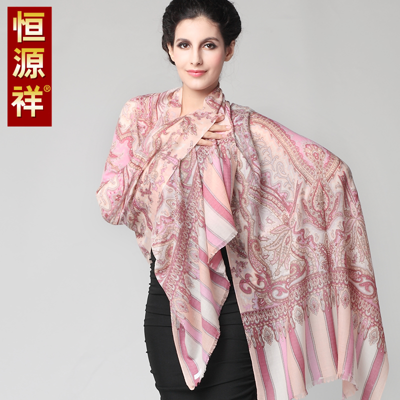 恒源祥高档尼泊尔民族风大围脖