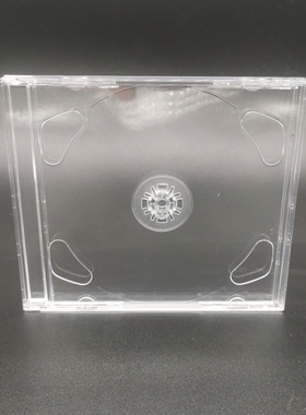 加厚80克（09明双）CD方盒 CD空盒 光盘盒 透明单面CD盒 光盘CD