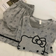 短袖 2025新款 少女风可爱HelloKitty卡通家居服 夏季 睡衣女薄款