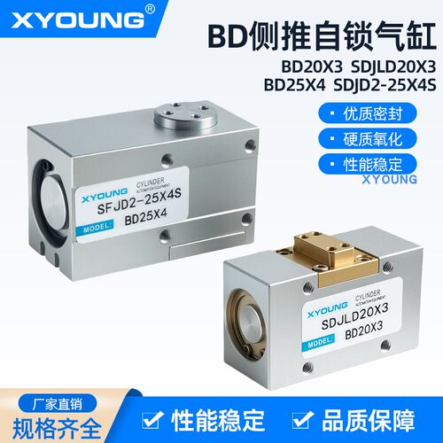心扬XYOUNG侧推自锁气缸BD