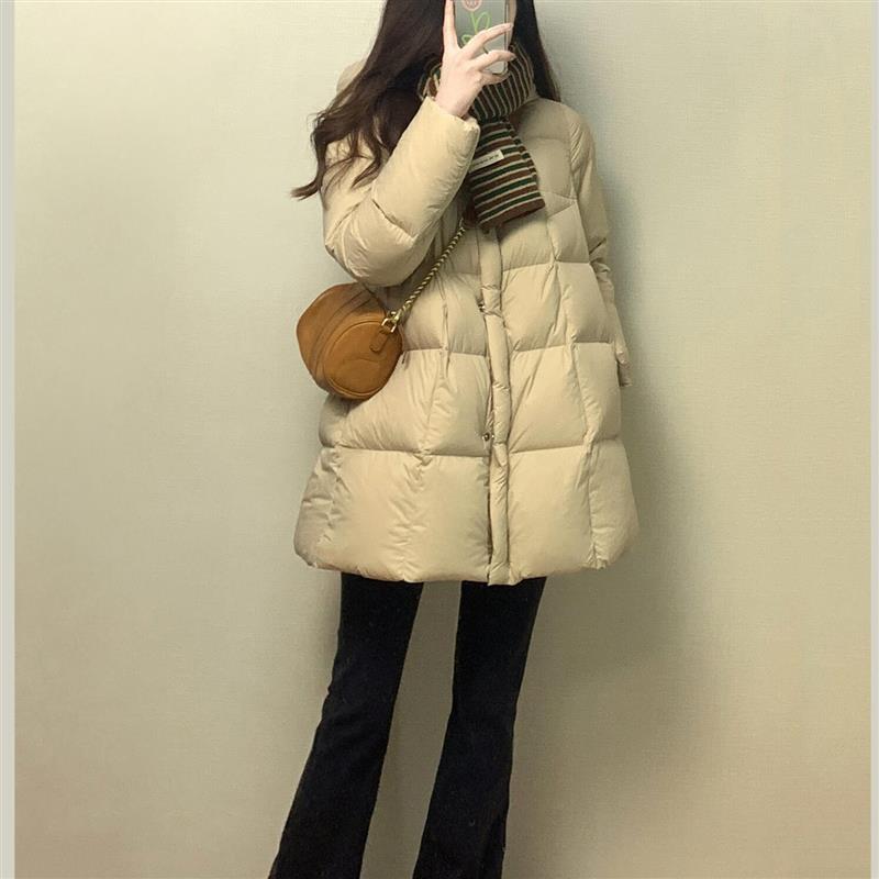中长款棉服女冬季2026年新款外套韩系穿搭棉衣棉袄加厚超厚高级感