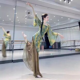 古典舞表演服练功服装民国风日常可穿纱衣仙气舞蹈服套装2025新款