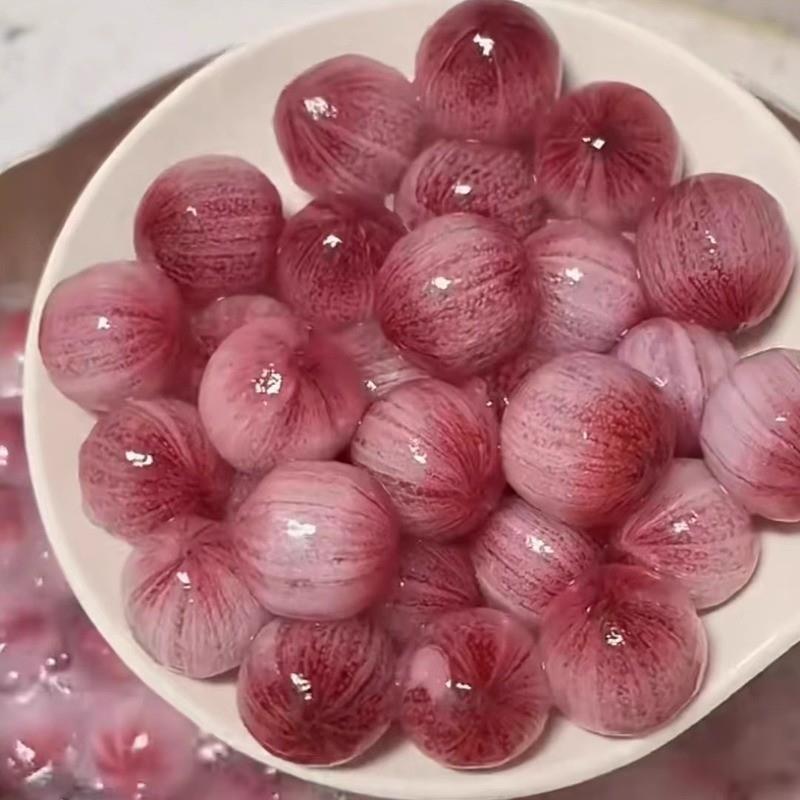 葡萄味包心龙珠青提冰汤圆紫薯夹心粉圆七彩龙珠夹心芋圆丸子商用