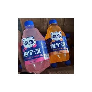 &小熊抱个汽爆款益生元碳酸果汁汽水500ml*6瓶/12瓶装低糖果汁汽