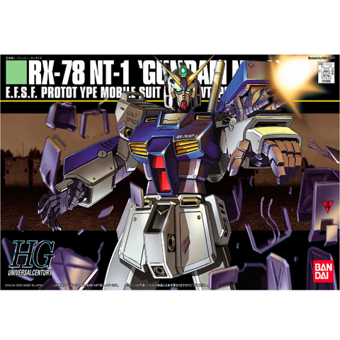 万代 HGUC 047 1/144 RX-78 NT-1 Gundam 艾利克斯高达 现货