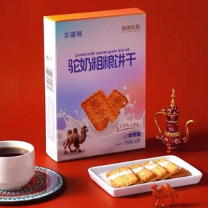 新疆特产友疆情驼奶粗粮饼干400g