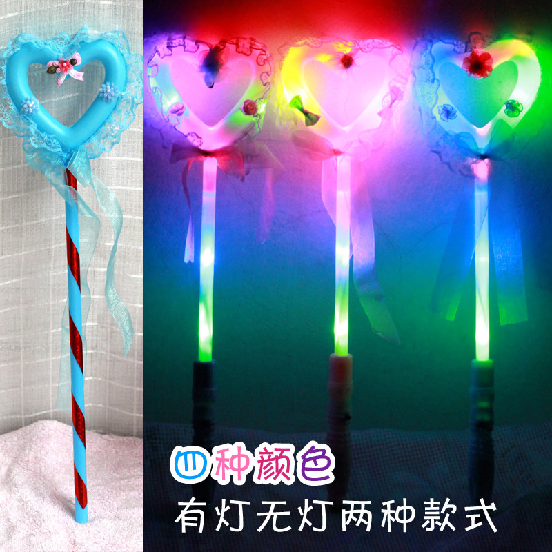 新款发光棒仙女棒闪光魔法棒儿童女孩礼物玩具地摊货源夜市热卖熊