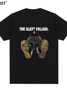 Madvillain面具短袖T恤MF DOOM Madlib The Illest Villains 男女