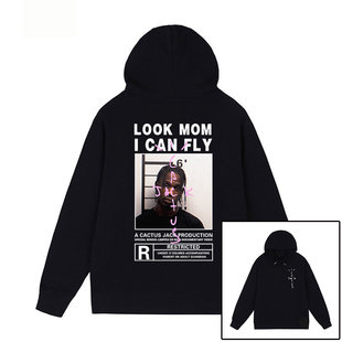 Travis Scott连帽卫衣Hip Hop Rap嘻哈街头男女休闲同款联名帽衫