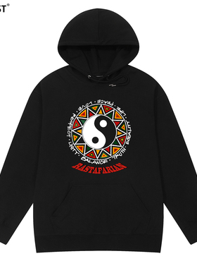 雷鬼rasta reggae八卦街头文化牙买加音乐复古怀旧字母连帽卫衣