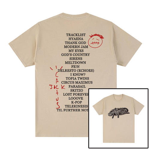 TravisScott短袖T恤嘻哈