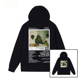 Kendrick Lamar连帽卫衣说唱帽衫GKMC街头Hip Hop嘻哈男女潮牌INS