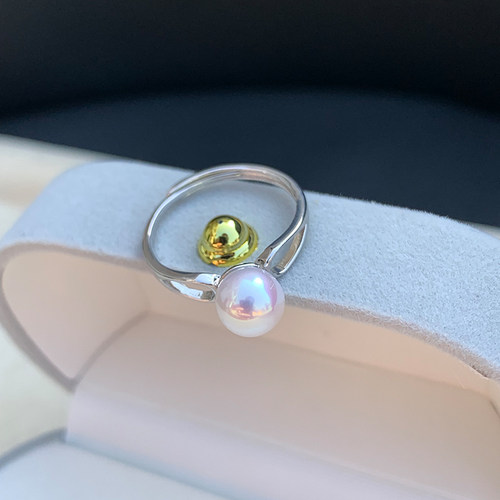 淡水珍珠戒指简约百搭时尚