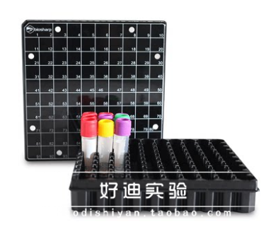 Biosharp BS-CVBP-100B 100孔2ml塑料冻存盒 PC 黑色