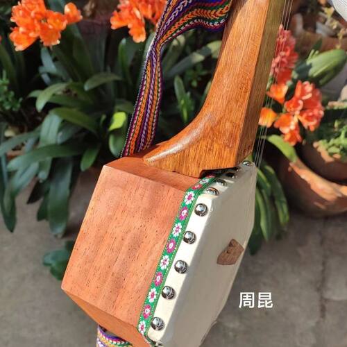 羊头琴 三弦  1米 兰坪普米族 民族乐器 非遗  厂家直销可开票
