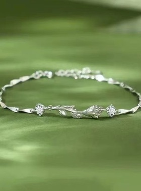 幸运桔梗花手链新中式小众复古风轻奢手饰新款送闺蜜女友纪念礼物