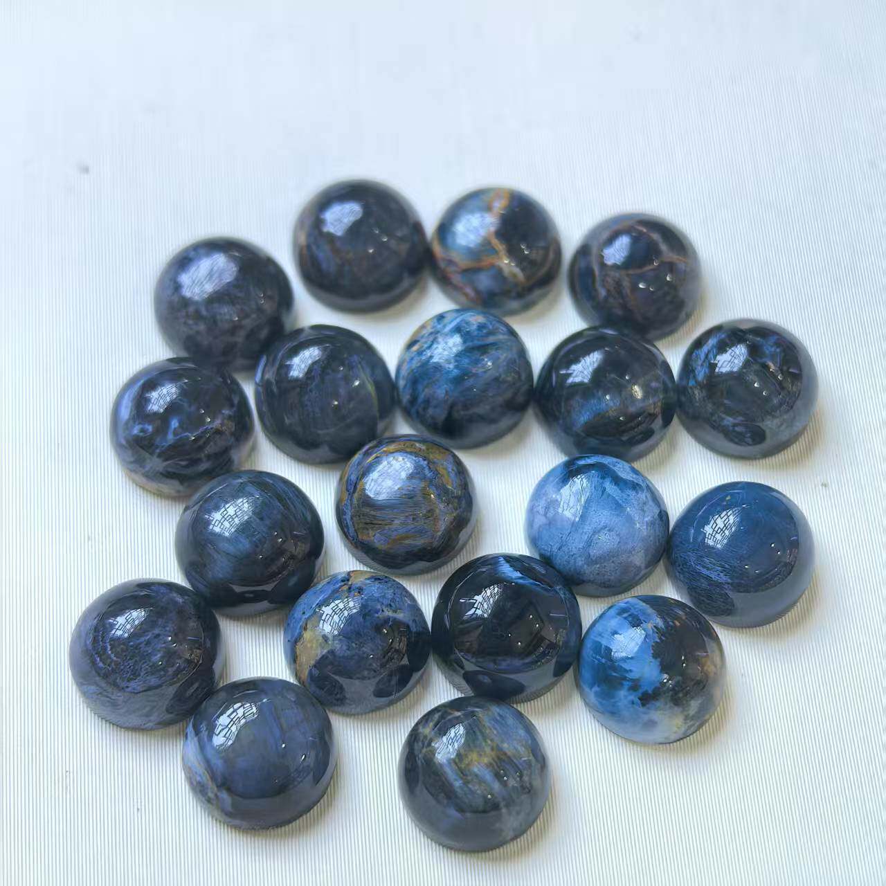 天然木变石戒面B04C-3 鹰睛石 彼得石 GIC国检鉴定师标本 特惠