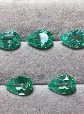 大颗粒浅薄荷绿色焰熔法合成尖晶石A06B-7 仿钒金绿宝石 可定制