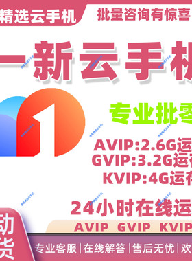 一新云机AVIP/GVIP/KVIP/SVIP/SVIP/RVIP30天激活码