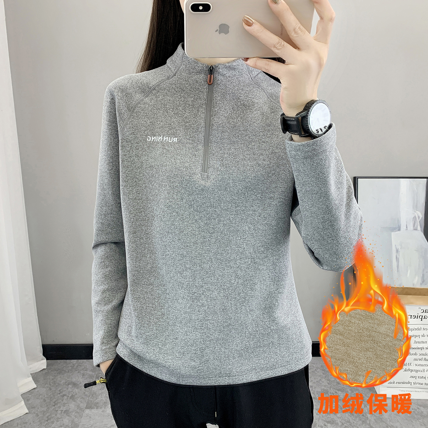 秋冬2025新款抓绒衣女士外套保暖德绒内搭上衣抗静电冲锋衣内胆