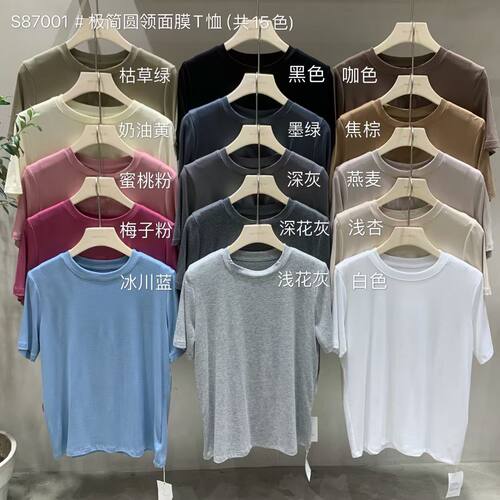 面膜T薄款棉女百搭短袖