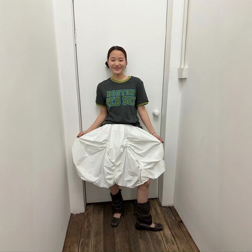 TRUST ME2026夏季韩版复古撞色字母刺绣百搭全棉休闲圆领短袖T恤