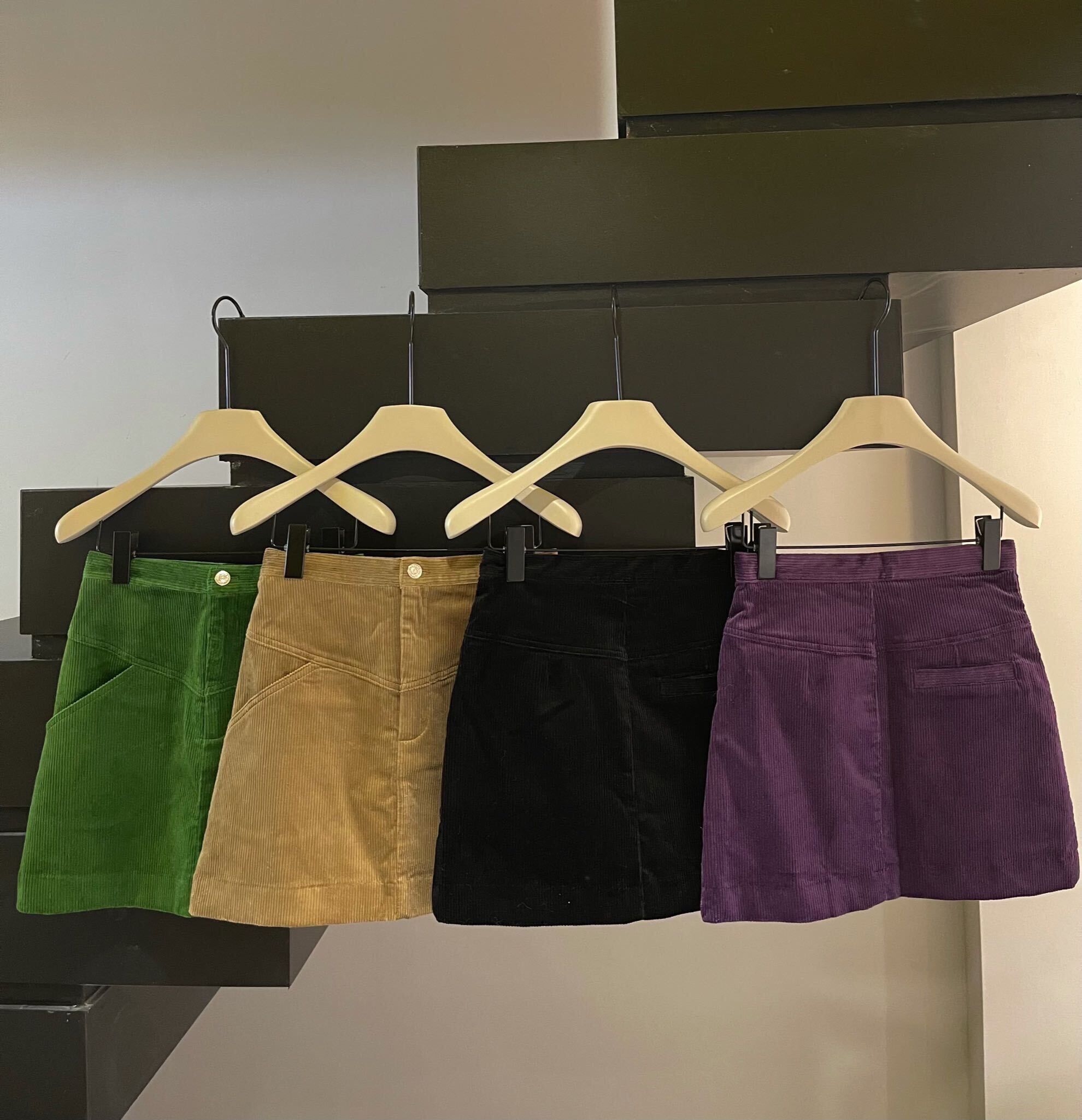 TRUSTME短裙H型韩版H灯芯绒