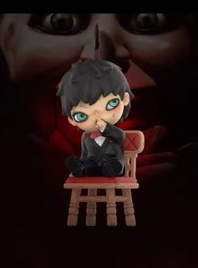 POPMART泡泡玛特Hirono × Dead Silence Figure小野死寂联名吊卡