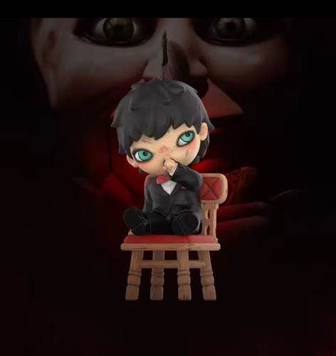 POPMART泡泡玛特Hirono × Dead Silence Figure小野死寂联名吊卡