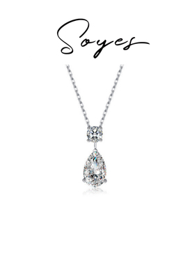 soyes/索野 合金项链 水漫金山项链水滴超闪招财好运