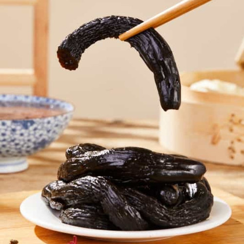 北京六必居童子瓜 酱黄瓜咸菜 嫩黄瓜条 脆 小黄瓜 纯咸 脆400克