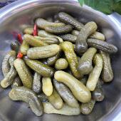 含芥末油 北京六必居酱菜 巴黎瓜400克 脆 甜咸 酱瓜 小黄瓜