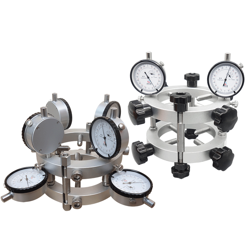 岩石弹性模量测定仪地质泊松比千分表架单轴压缩变形割线装置试验