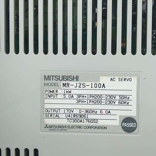 议价MR-J2S-100A 电机HC-SFS102成色如可维修