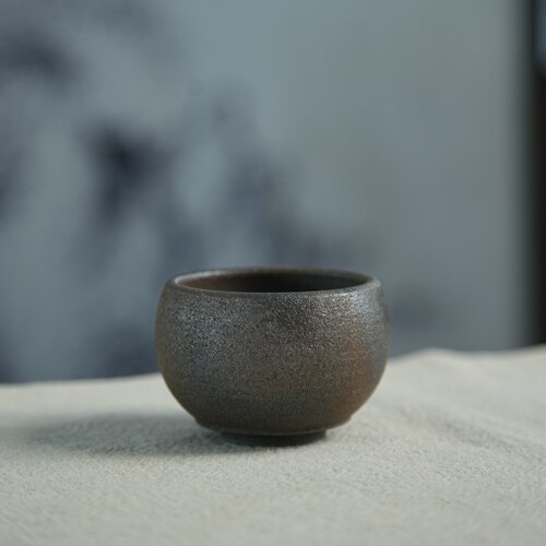 柴烧杯｜铁胎泥 铁锈感 落灰·100cc