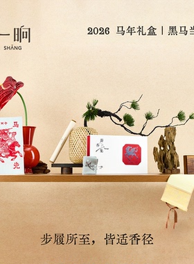 一晌｜《黑马当先》丙午马年限定线香礼盒 礼盒线香高级送礼香薰