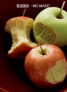 蓦刻momaek香薰蜡烛手绘苹果蜡烛高级创意礼品新年礼物