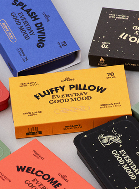 collins韩国柯凌斯线香缓解疲劳瑜伽香薰卧室试香香氛oliveyoung