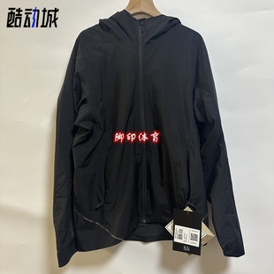 Arcteryx始祖鸟 solano系列 hoody 连帽软壳 抓绒 黑色防水夹克男