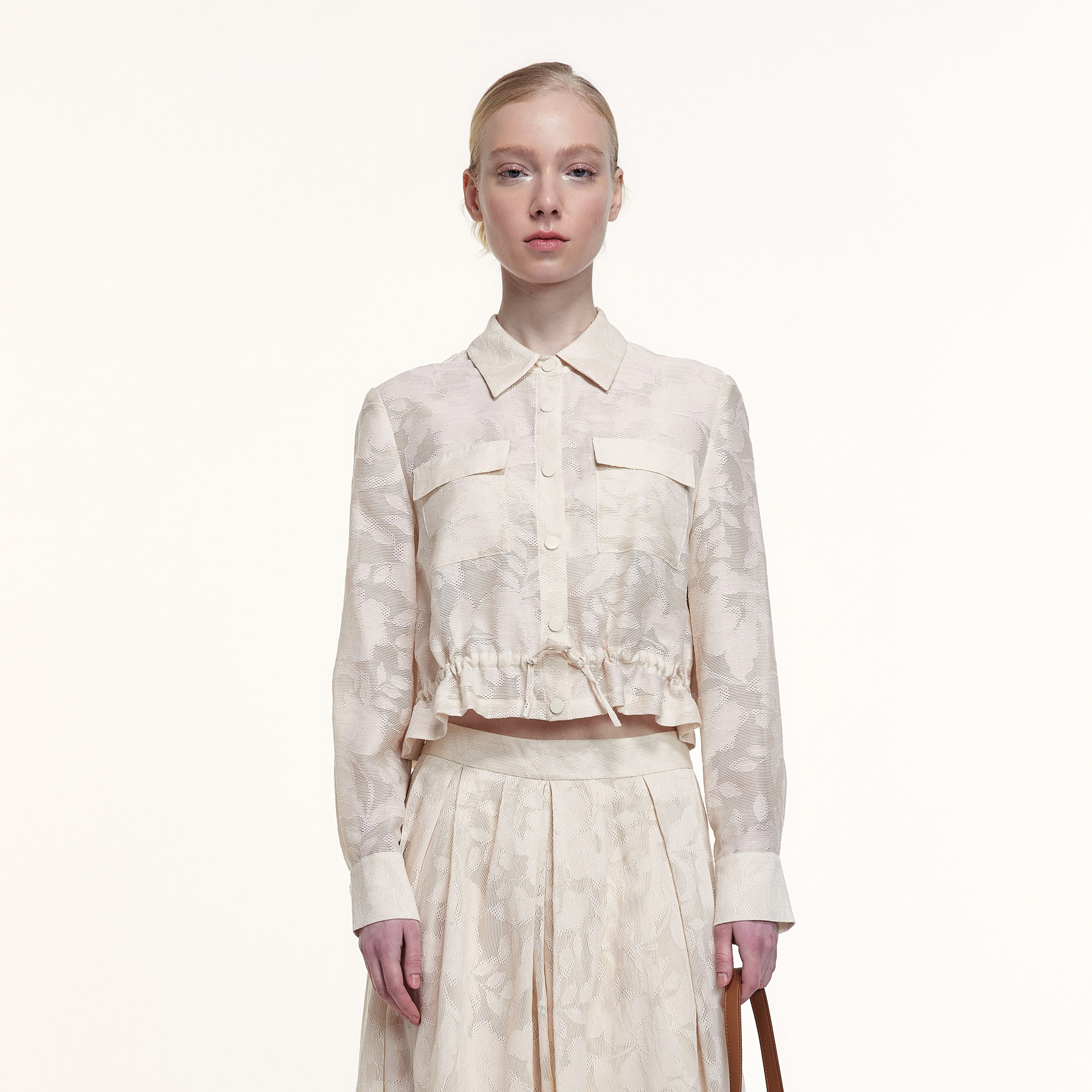 艺之卉高级感白浪漫提花套装