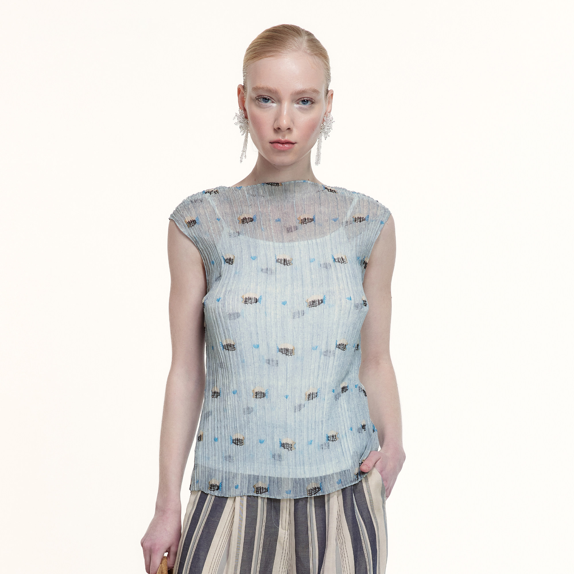 艺之卉海汀兰上衣两件套背心