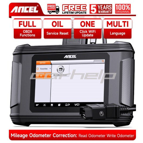 跨境ANCEL DM500 汽车里程调校工具完整OBDII测试工具 汽车保养仪