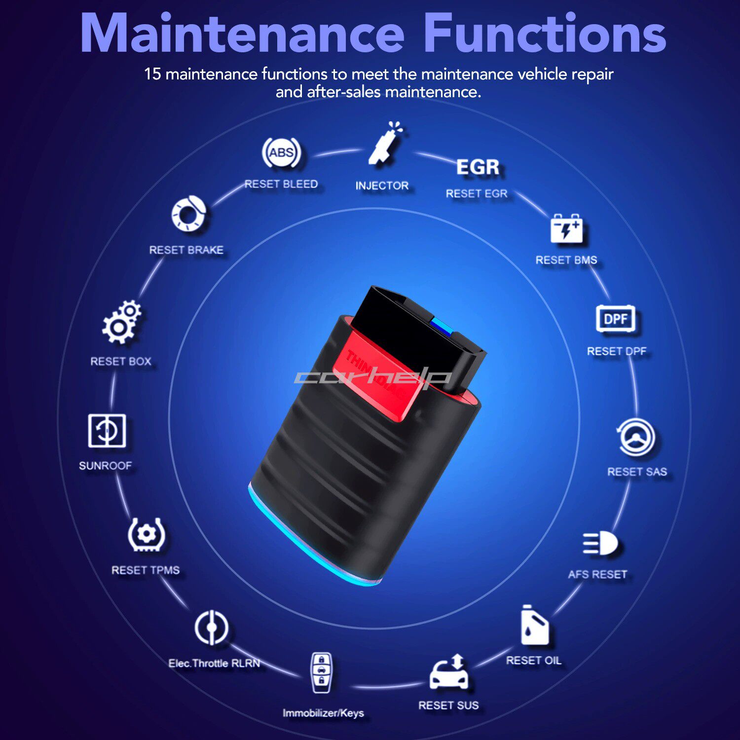 跨境 New ThinkDiag obd2 汽车故障诊断仪 多语言 带1年免费软件.