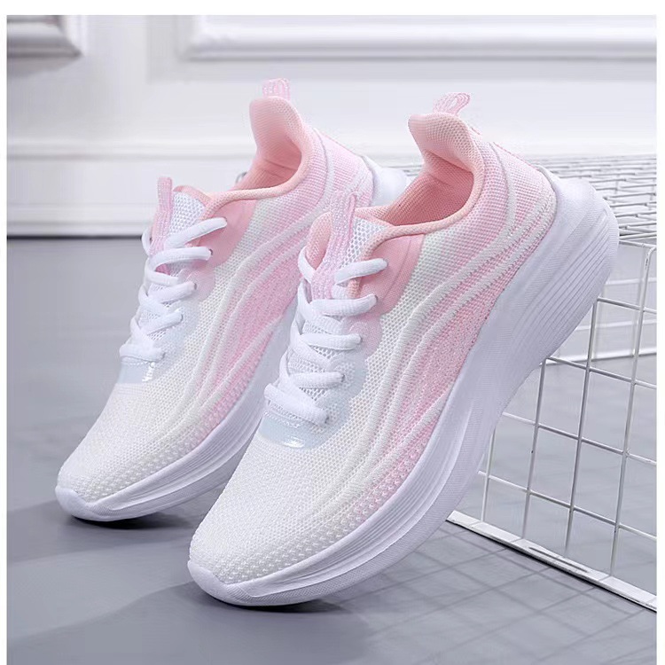 官方品牌撤柜捡漏清仓断码女鞋2025新款飞织透气跑步运动鞋休闲鞋