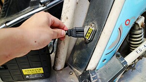 车载电动充气泵48V/60V/96电摩电瓶车轮胎打气筒电动通用型打气泵