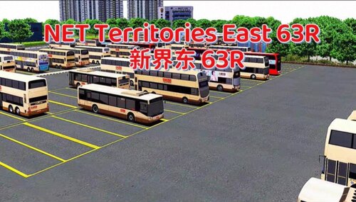 omsi2香港地图新界东63R巴士模拟二模组电脑游戏steamDLC